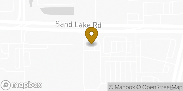 Map showing the location of Chase Bank in Orlando, FL 32809