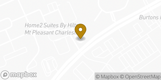 Map showing the location of Starbucks Coffee Company in Mt Pleasant, SC 29464