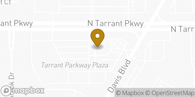 Map showing the location of Amazon Locker - Inclusion in North Richland Hills, TX 76182