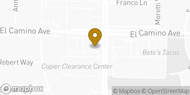 Map showing the location of ATM 7ELEVEN-FCTI in Sacramento, CA 95821
