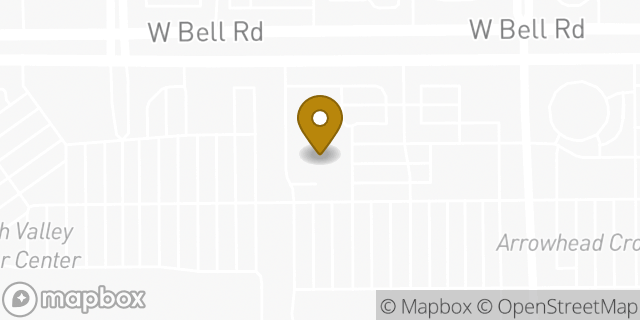 Map showing the location of Staples in Peoria, AZ 85382