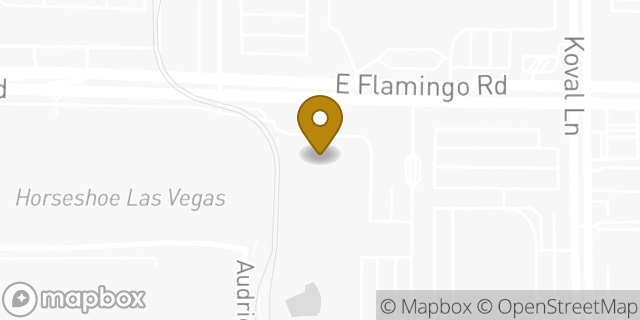 Map showing the location of Enterprise Rent-A-Car in Las Vegas, NV 89109