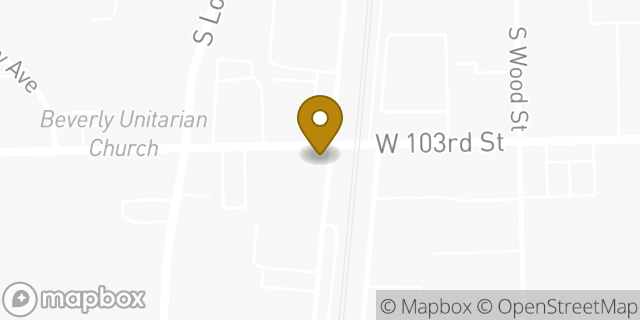 Map showing the location of Subway in Chicago, IL 60643