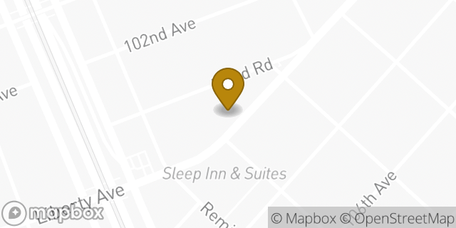 Map showing the location of Dunkin' in Jamaica, NY 11435