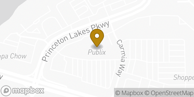 Map showing the location of Publix Super Market at Princeton Lakes in Atlanta, GA 30331