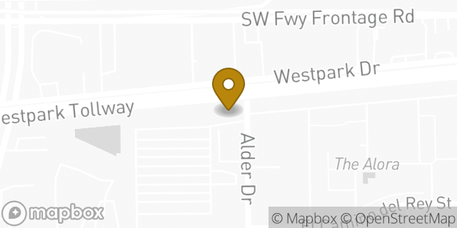 Map showing the location of CubeSmart Self Storage in Houston, TX 77081