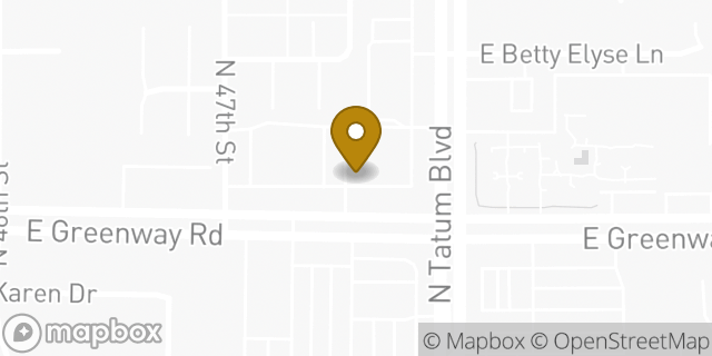 Map showing the location of Walgreens in Phoenix, AZ 85032