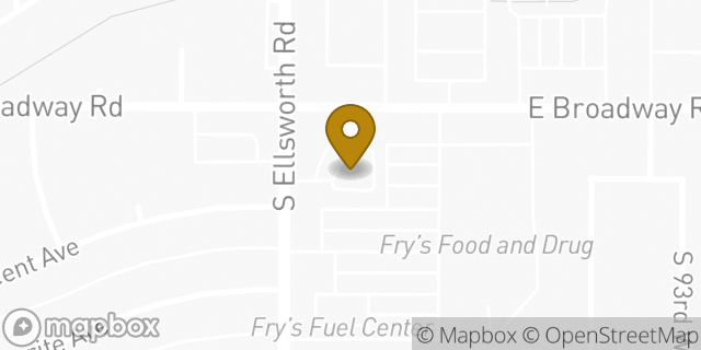Map showing the location of Amazon Locker - Toga in Mesa, AZ 85208