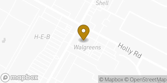 Map showing the location of Walgreens in Corpus Christi, TX 78413