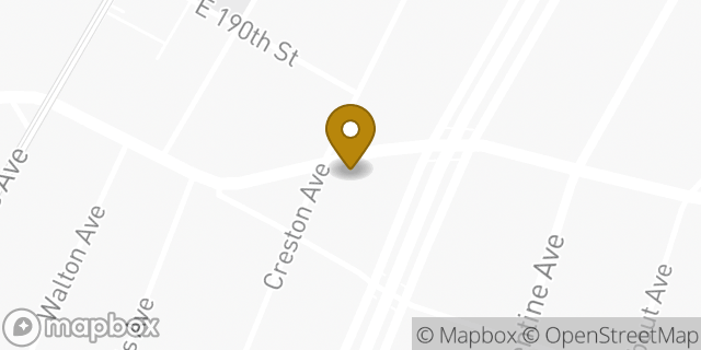 Map showing the location of Chase Bank in Bronx, NY 10468