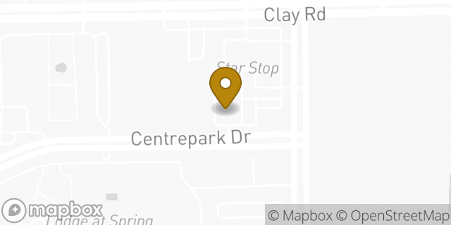 Map showing the location of The UPS Store in Houston, TX 77080