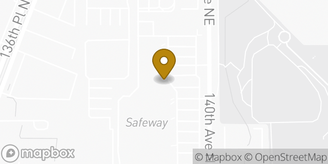 Map showing the location of Subway in Bellevue, WA 98005