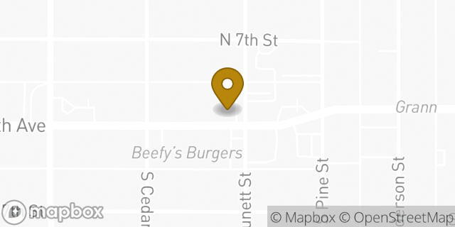 Map showing the location of Subway in Tacoma, WA 98406