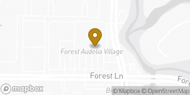 Map showing the location of Amazon Locker - Hide in Dallas, TX 75243
