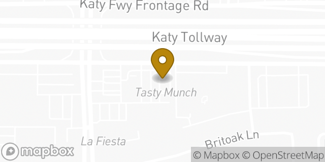 Map showing the location of Starbucks in Houston, TX 77079