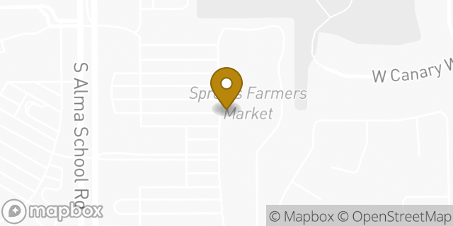 Map showing the location of HomeGoods in Chandler, AZ 85286