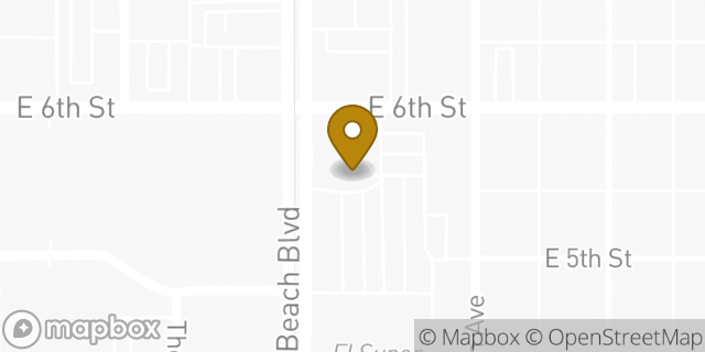 Map showing the location of CVS Pharmacy in Long Beach, CA 90802