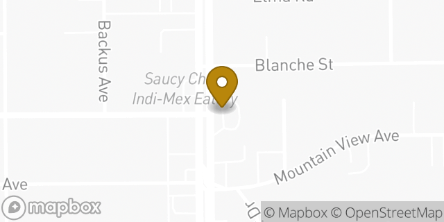 Map showing the location of Starbucks in Pasadena, CA 91107