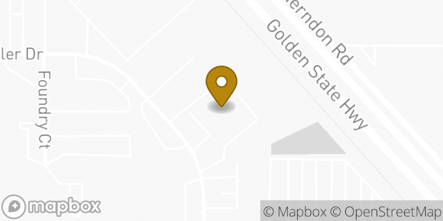 Map showing the location of Penske Truck Rental in Ceres, CA 95307