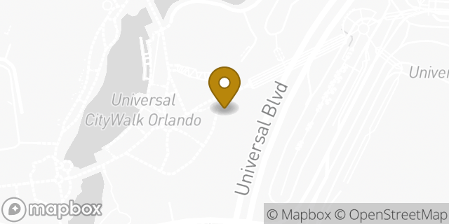 Map showing the location of Starbucks in Orlando, FL 32819