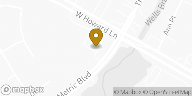 Map showing the location of Amazon Locker - Alfa in Austin, TX 78728