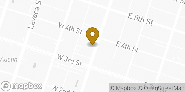 Map showing the location of Patagonia in Austin, TX 78701