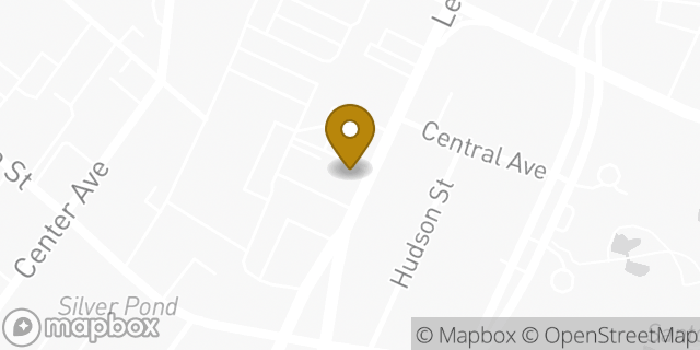 Map showing the location of Dunkin' in Fort Lee, NJ 07024
