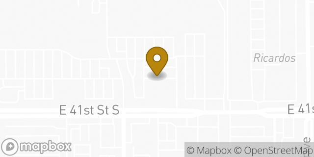 Map showing the location of Chase ATM in Tulsa, OK 74135