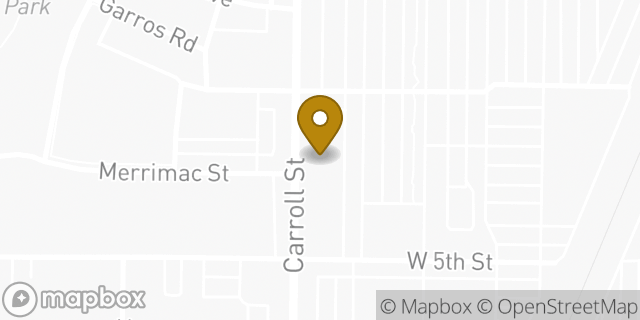 Map showing the location of Subway in Fort Worth, TX 76107