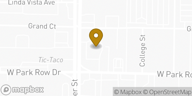 Map showing the location of ATM Walgreens in Arlington, TX