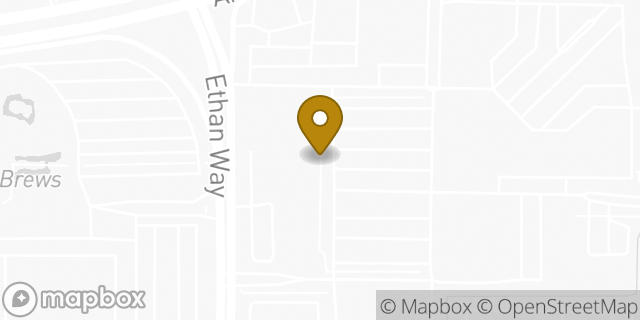 Map showing the location of HomeGoods in Sacramento, CA 95825