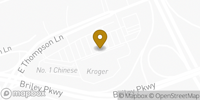 Map showing the location of ATM Kroger in Nashville, TN 37211
