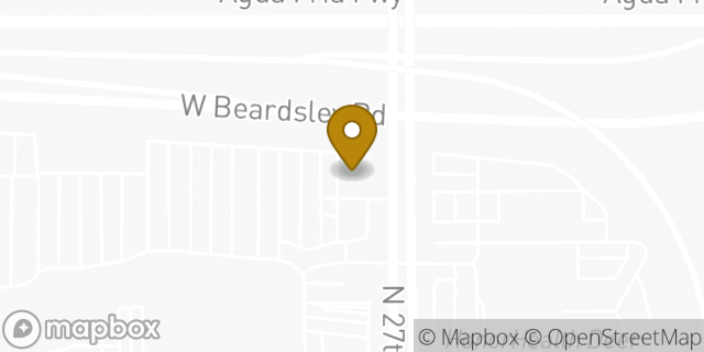 Map showing the location of Amazon Locker - Sage in Phoenix, AZ 85027