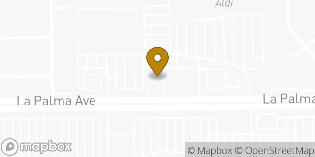 Map showing the location of Subway in Buena Park, CA 90620