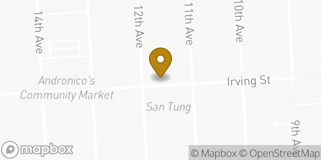Map showing the location of The UPS Store in San Francisco, CA 94122