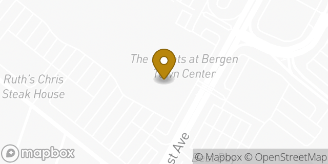 Map showing the location of Whole Foods Market in Paramus, NJ 07652
