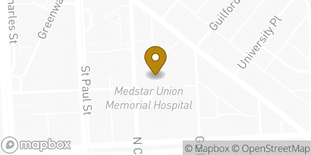 Map showing the location of MedStar Health: Bloodless Medicine and Surgery at MedStar Franklin Square Medical Center in MD