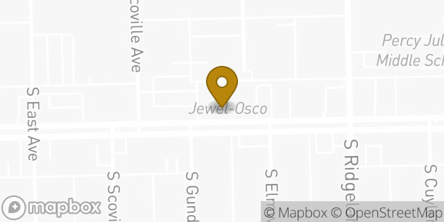 Map showing the location of Coinme in Oak Park, IL 60302