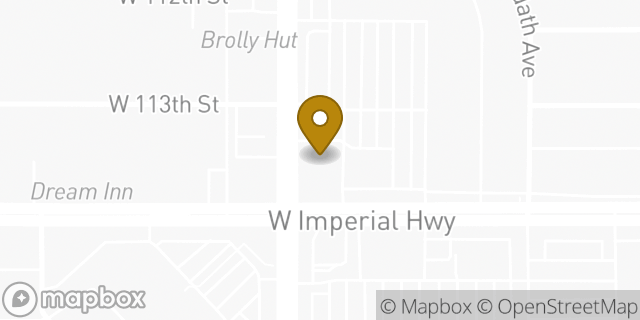 Map showing the location of Chase Bank in Inglewood, CA 90303
