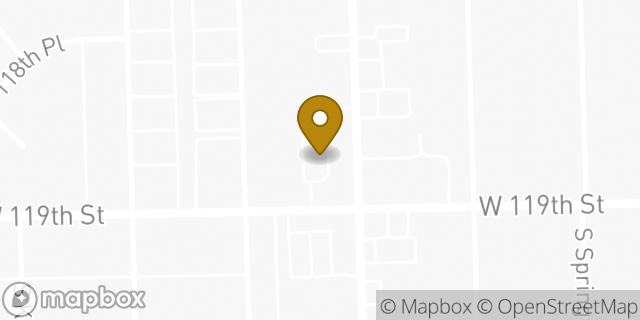 Map showing the location of McDonald's in Alsip, IL 60803