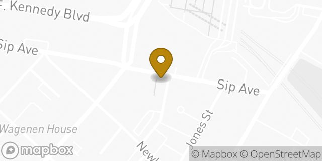 Map showing the location of Chipotle Mexican Grill in Jersey City, NJ 07306