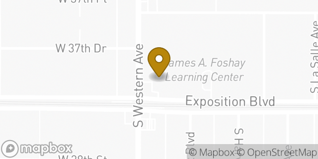 Map showing the location of Amazon Locker - Pintura in Los Angeles, CA 90018