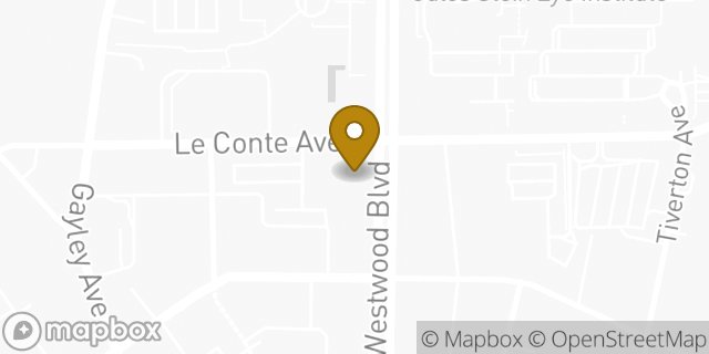 Map showing the location of The UPS Store in Los Angeles, CA 90024