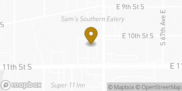 Map showing the location of QuikTrip in Tulsa, OK