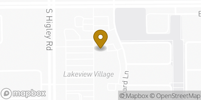 Map showing the location of The UPS Store in Gilbert, AZ 85296