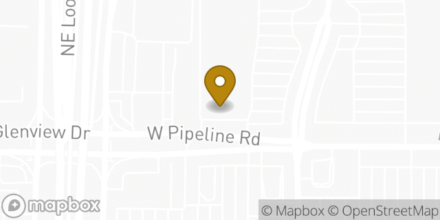 Map showing the location of The UPS Store in Hurst, TX 76053