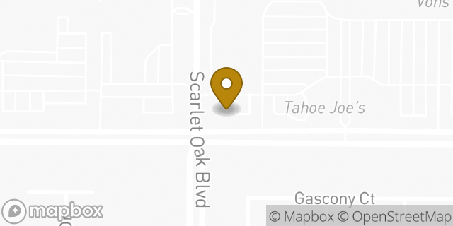 Map showing the location of Bank of America in Bakersfield, CA 93311