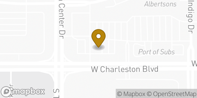 Map showing the location of Bank Of America in Las Vegas, NV 89135