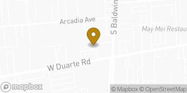 Map showing the location of The UPS Store in Arcadia, CA 91007