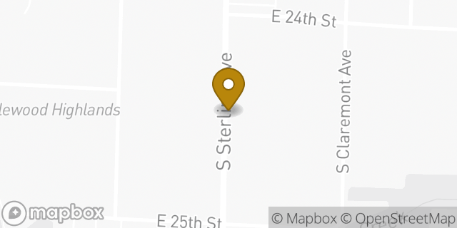 Map showing the location of Planet Fitness in Independence, MO 64055